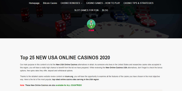 new usa online casinos